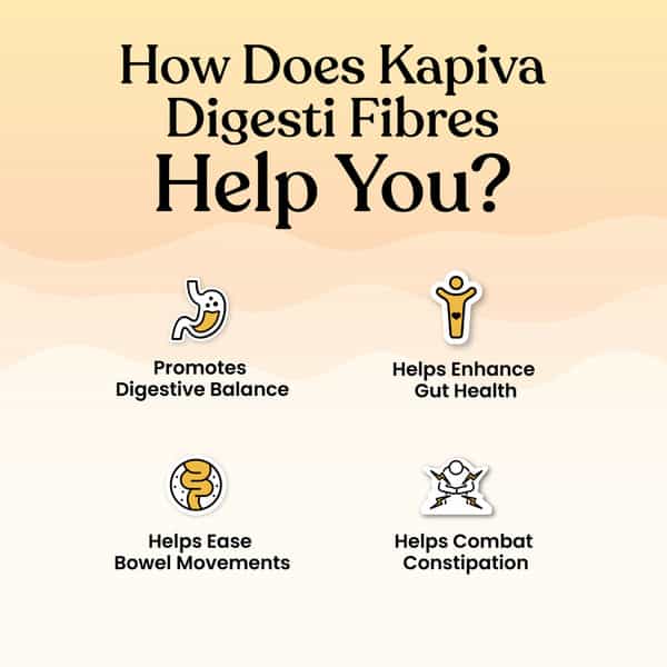 Kapiva Kesar Badam Digesti Fibres - Blend Digestion & Constipation Relief