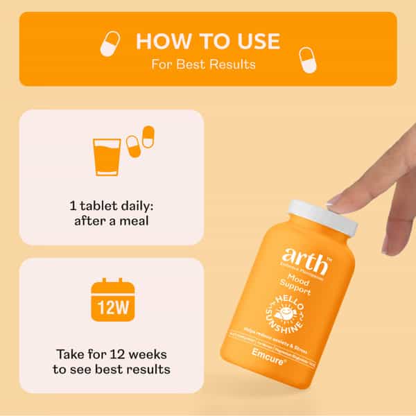 Arth Mood Support | Helps Reduce Anxiety & Stress | 30 Tablets