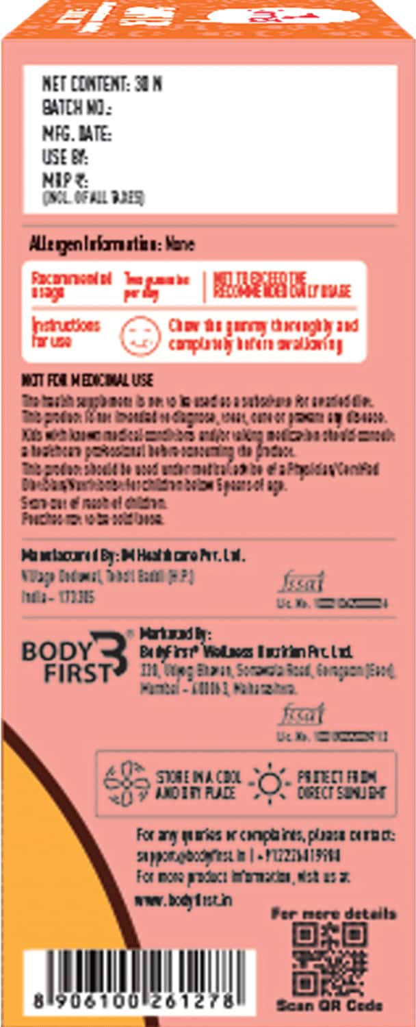 Bodyfirst My Gummies-Sharp Eye Gummies For Kids Strawberry Mix 30 Gummies