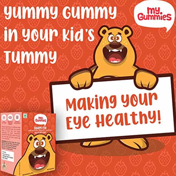 Bodyfirst My Gummies-Sharp Eye Gummies For Kids Strawberry Mix 30 Gummies
