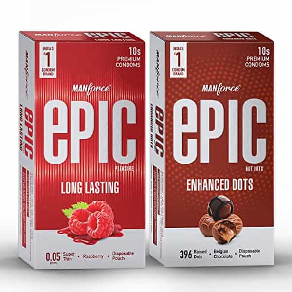 Manforce Epic Pleasure And Hot Dots 10S(Pack Of 2)