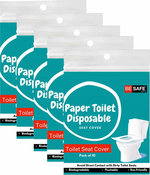 Besafe Forever Disposable Paper Toilet Seat Cover 50 Sheets Blue