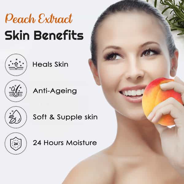 Nutriglow Advanced Organics Skin Whitening Face Wash With Peach Extracts (100 Ml ) / All Skin Types