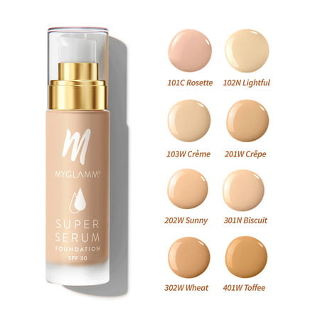 Myglamm Super Serum Foundation - 103w Creme