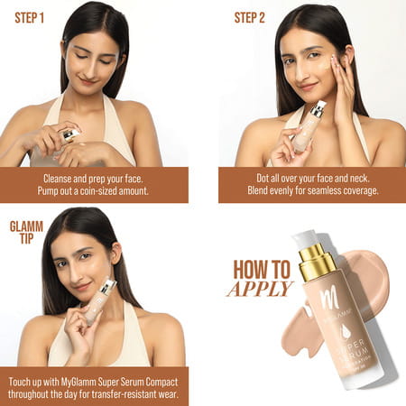 Myglamm Super Serum Foundation - 103w Creme