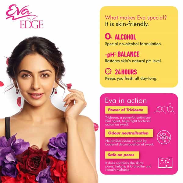 Eva Perfumed Deodrant Skinfriendly Body Spray For Woman Doll Fresh & Wild 150Ml ( Pack Of 3)