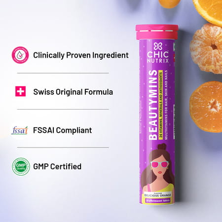 Chicnutrix Beautymins Multivitamin For Women-26 Vitamins | Minerals & Antioxidants