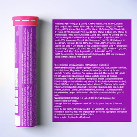 Chicnutrix Beautymins Multivitamin For Women-26 Vitamins | Minerals & Antioxidants