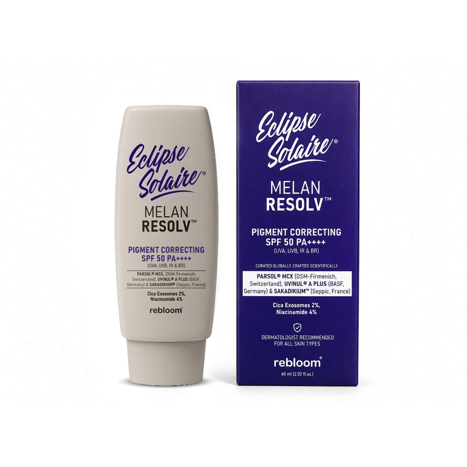 Eclipse Solaire Melanresolv Pigment Correcting Spf 50 Pa++++ (Uva|Uvb|Ir & Br) |All Skin Types 60ml