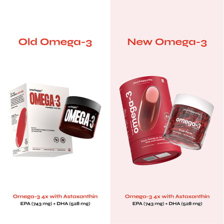 Yourhappylife Omega-3 4x Strength With Astaxanthin 4x Concentrated Triglyceride Omega-3 Fish Oil 50n