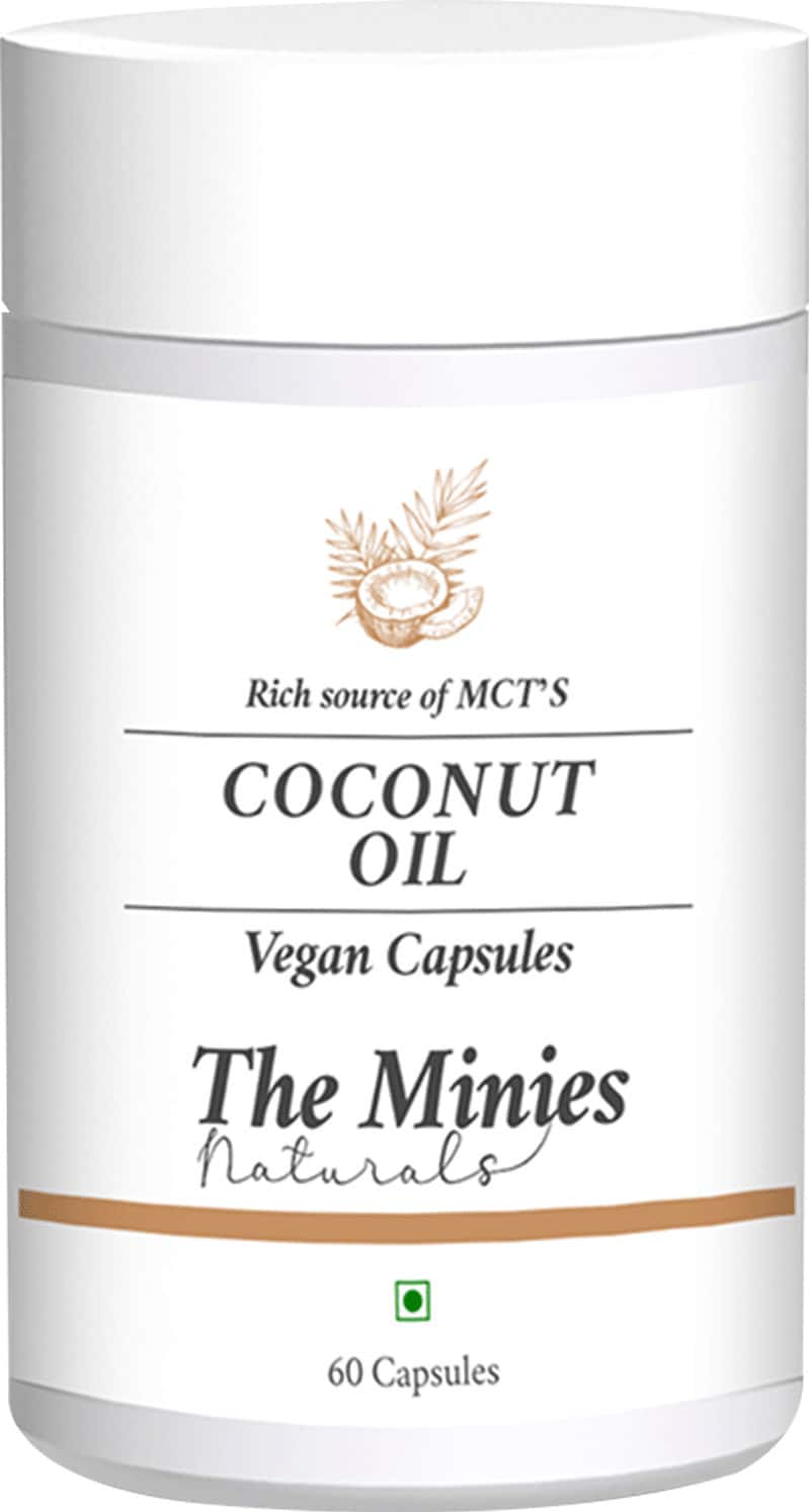 Buy MINIES NATURALS COCONUT OIL VEGAN CAPSULES Online & Get Upto 60