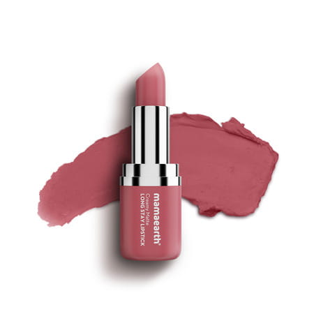 Creamy Matte Long Stay Lipstick With Murumuru Butter And Vitamin E - Rose Nude - 4.2G
