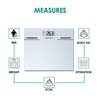 Equinox Digital Body Composition Analyser Eq-Eb-66 - Elegant Design | Large Lcd Display (Grey)