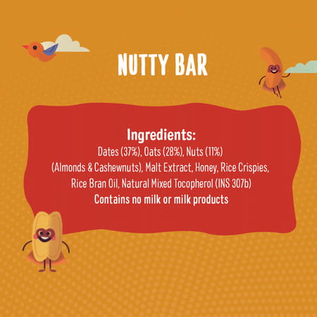 Timios Nutty Bar Pack Of 20-600g