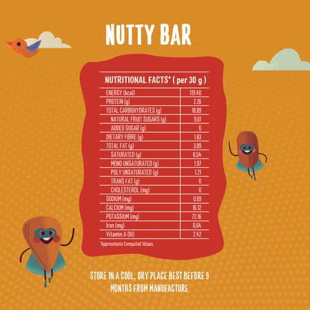 Timios Nutty Bar Pack Of 20-600g