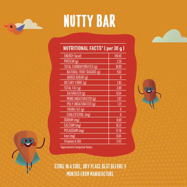 Timios Nutty Bar Pack Of 20-600G