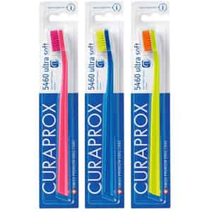 Curaprox Ultra Soft Toothbrush 3 Pack Curaprox 5460 Better Cleaning & Softer Feeling. By Curaprox
