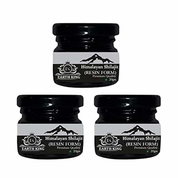 Earth King Himalayan Shilajit/Shilajit Resin (Semi Liquid) - 60Gm (Pack Of 1)