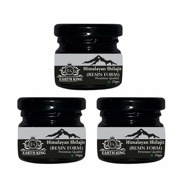 Earth King Himalayan Shilajit/Shilajit Resin (Semi Liquid) - 60Gm (Pack Of 1)