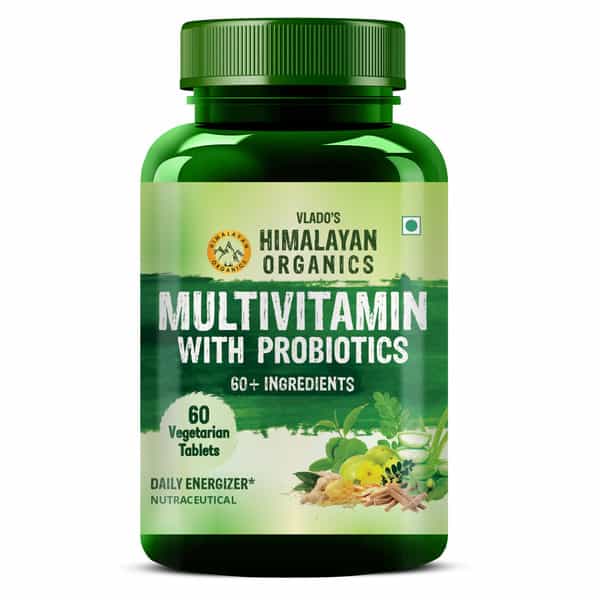 Vlado's Himalayan Organics Multivitamin With Probiotics (60 Tablets)