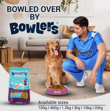 Bowlers Nutrimax Adult Dry Dog Food | Chicken & Vegetables | 10 Kg Protein
