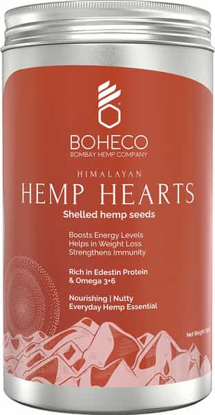 Boheco Himalayan Hemp Hearts - Shelled Hemp Seeds - 250 Gms