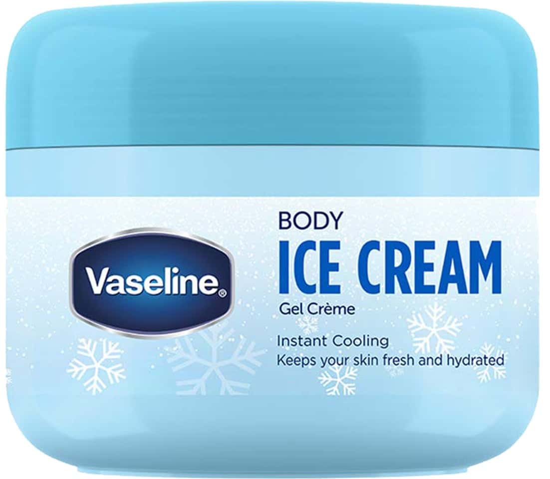 Vaseline Body Ice Cream Gel Jar Of 165 G