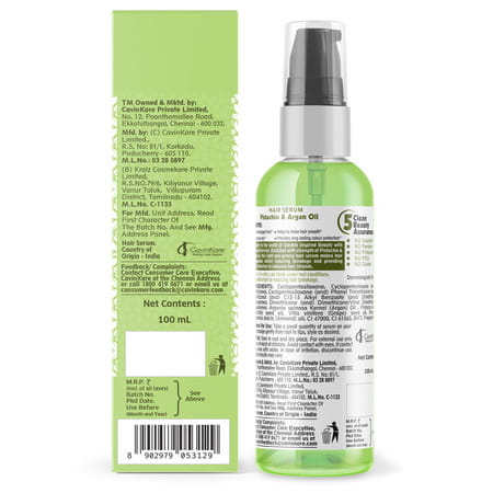 Buds & Berries Colour Protectant Hair Serum With Pistachio And Argan Oil | Coloured Hair (100 Ml)