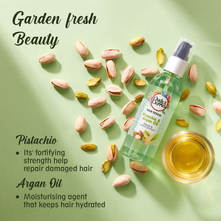 Buds & Berries Colour Protectant Hair Serum With Pistachio And Argan Oil | Coloured Hair (100 Ml)
