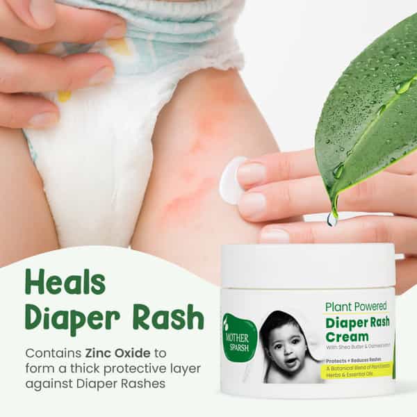 Mother Sparsh Plant Powered Diaper Rash Cream For Babies 50 Gm