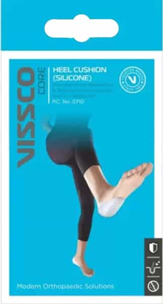 Vissco Silicone Heel Pad With Blue Dot - Universal