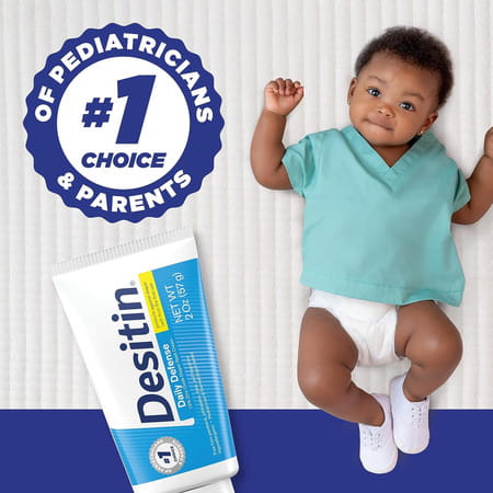 Desitin Rapid Relief Zinc Oxide Diaper Rash Cream | 4.8 Oz 136 Gm