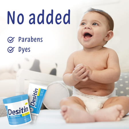 Desitin Rapid Relief Zinc Oxide Diaper Rash Cream | 4.8 Oz 136 Gm