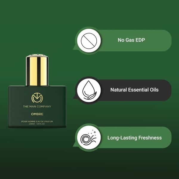 The Man Company Green Perfume Set For Men- Valentine Perfume Kit For Him
