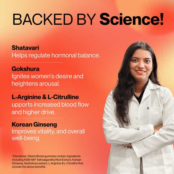 Desire: Boost Gummies | Increases Drive & Energy In Women