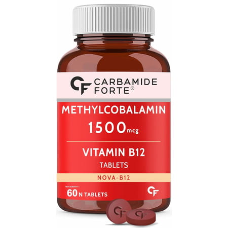 Carbamide Forte Vitamin B12 Supplement - Methylcobalamin Vitamin B12 Tablet -60 Tabs
