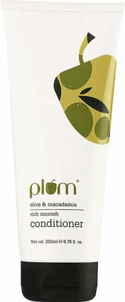 Plum Olive & Macadamia Rich Nourish Conditioner | Safe For Chemically Treated Hair - 200 Ml