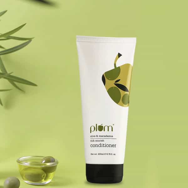 Plum Olive & Macadamia Rich Nourish Conditioner | Safe For Chemically Treated Hair - 200 Ml