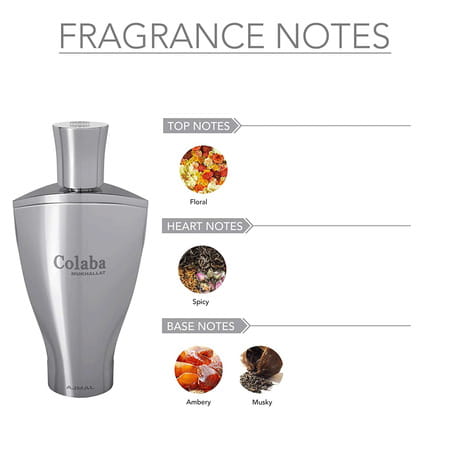 Ajmal Amber Magic Edp 100ml Perfume For Men And Colaba Mukhallat Cp Attar 14ml For Unisex