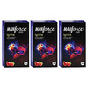 Manforce Ignite Apple-Peach Flavoured Extra Dotted Box Condoms (Set Of 3 30 Pcs)