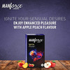 Manforce Ignite Apple-Peach Flavoured Extra Dotted Box Condoms (Set Of 3 30 Pcs)