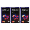 Manforce Ignite Apple-Peach Flavoured Extra Dotted Box Condoms (Set Of 3 30 Pcs)
