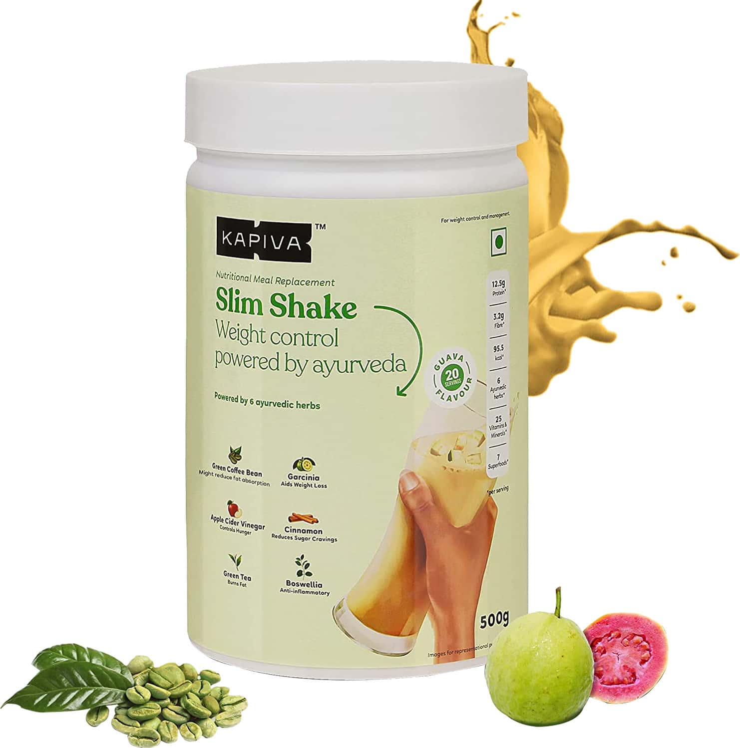Kapiva Ayurveda Protein Superfood With Greens -Berry 1000 Gm