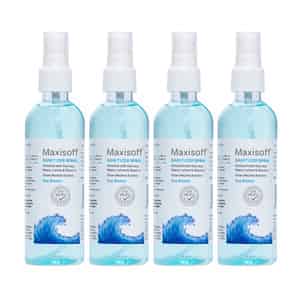 Maxisoft Sea Breeze Sanitizer Spray | Aloe Vera Neem & Vitamin E (120 Ml Pack Of 4)