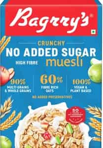 Bagrry'S No Added Sugar Crunchy Muesli - 500g