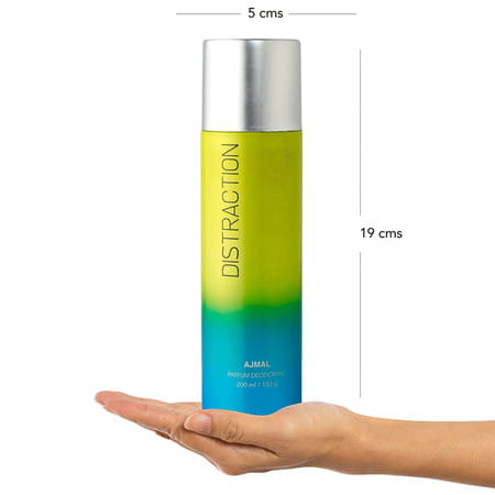 Ajmal Distraction Deodorant Combo Pack Of 3 Deodorants 200Ml Each (Total 600Ml) For Men & Women