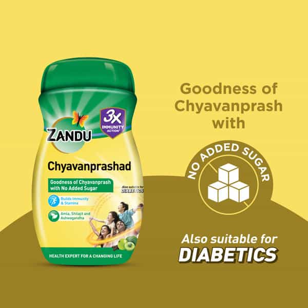 Zandu Chyavanprashad Sugarfree Health Supplement Bottle Of 450 G