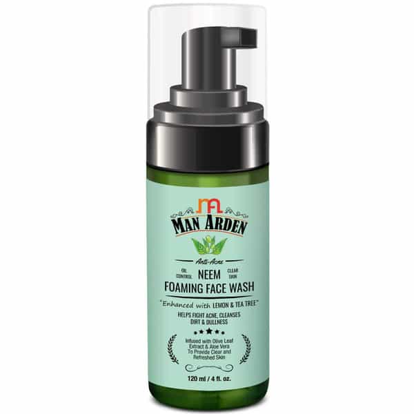 Man Arden Anti-Acne Neem Foaming Face Wash 120 Ml