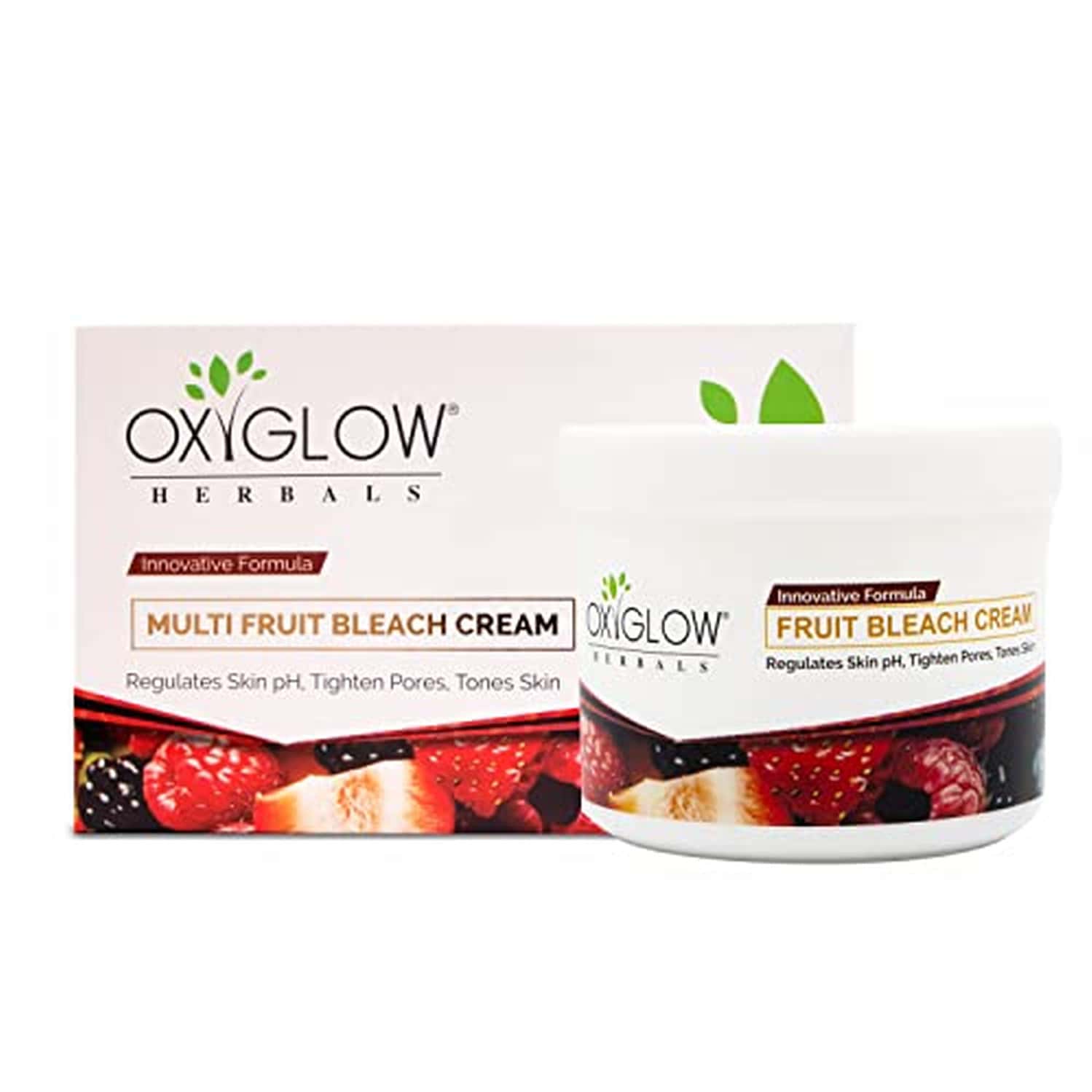 Oxyglow Herbals Bleach Cream Multi Fruit 300 Gram