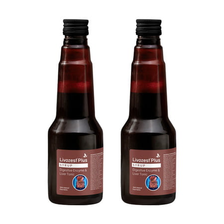 Livozest Plus Syrup 225 Ml | Liver Health Supplement | Detox Liver (Pack Of 2)